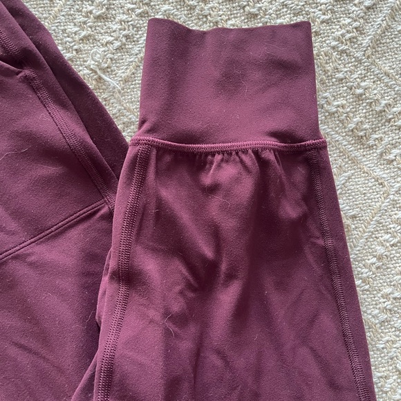 Lululemon Align Jogger 28” Size 10 Burgundy Bay High Rise Nulu Soft Yoga Pants - Picture 8 of 9